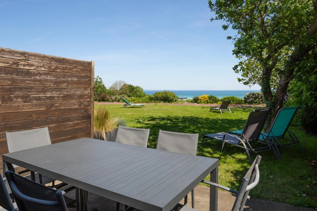 La Metairie-Du-Vauhariot - Vue Mer Et Mont Saint Michel - Piscine Chauffee - Acces Gr34 Cancale Kültér fotó