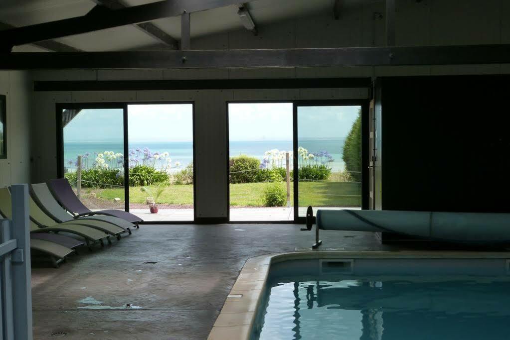 La Metairie-Du-Vauhariot - Vue Mer Et Mont Saint Michel - Piscine Chauffee - Acces Gr34 Cancale Kültér fotó