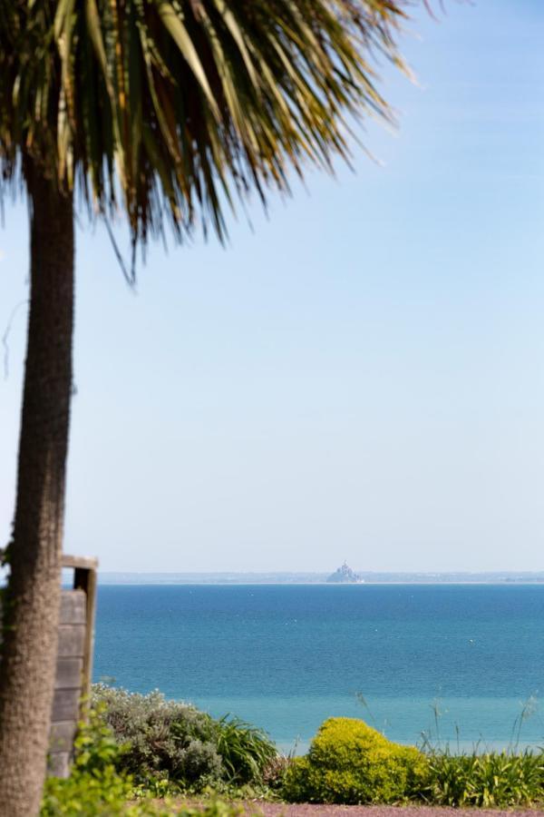 La Metairie-Du-Vauhariot - Vue Mer Et Mont Saint Michel - Piscine Chauffee - Acces Gr34 Cancale Kültér fotó